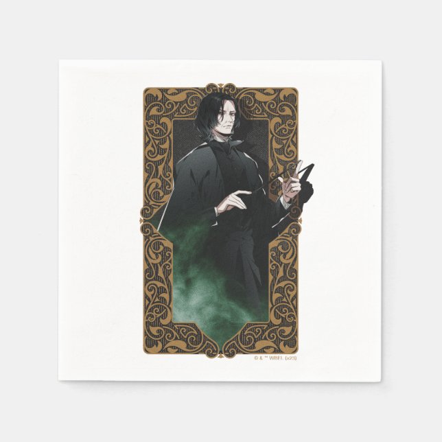 HARRY POTTER™ | Anime Snape Frame Graphic Napkin (Front)