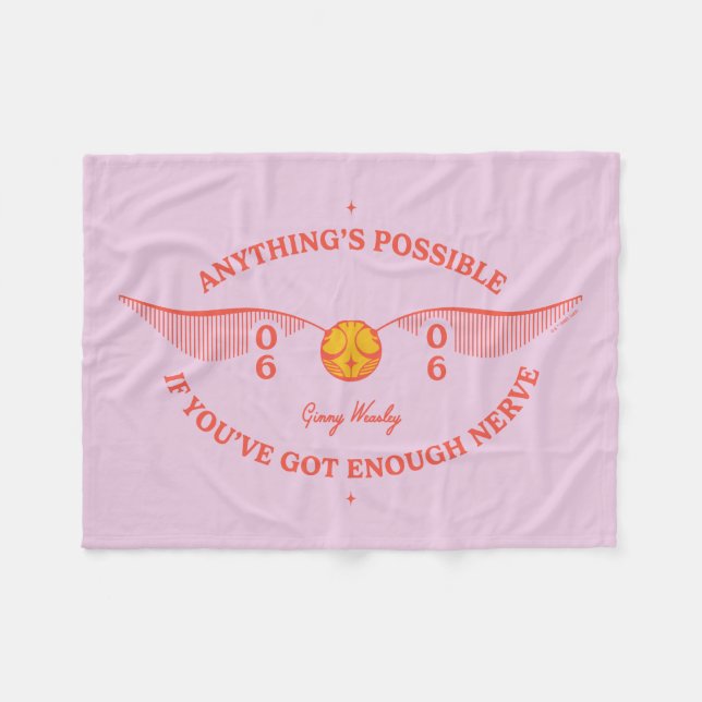 HARRY POTTER™ | Anything's Possible Fleece Blanket (Front (Horizontal))