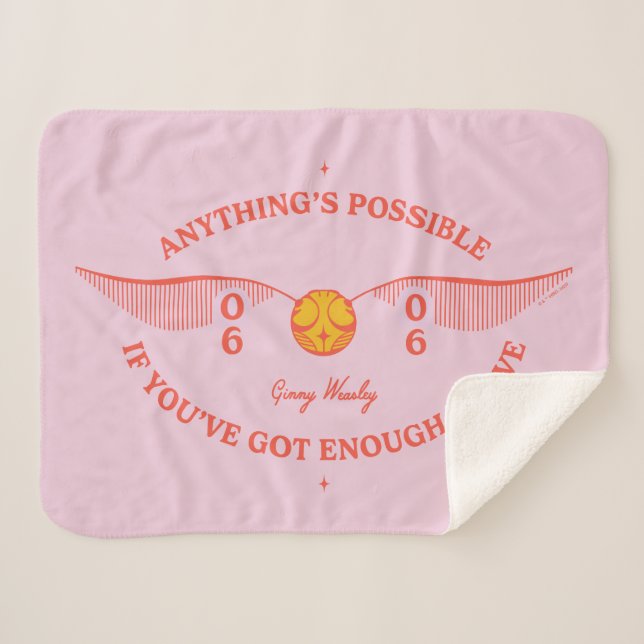 HARRY POTTER™ | Anything's Possible Sherpa Blanket (Front (Horizontal))