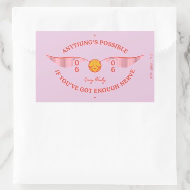 HARRY POTTER™ | Anything's Possible Sticker (Bag)
