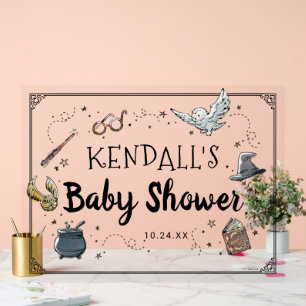 Harry Potter Baby Shower Acrylic Sign