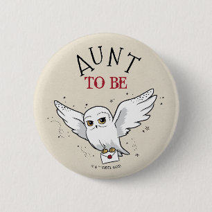 Harry Potter Baby Shower   Aunt To Be 2 Inch Round Button