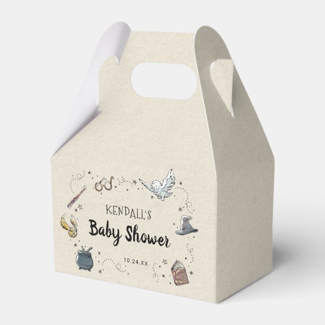 HARRY POTTER™ Baby Shower Favor Box (Front Side)