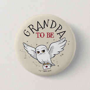 Harry Potter Baby Shower   Grandpa To Be 2 Inch Round Button