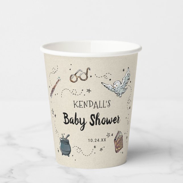 Harry Potter Baby Shower  Paper Cups (Left)