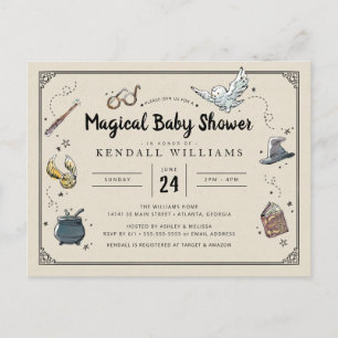 Harry Potter Baby Shower  Postcard
