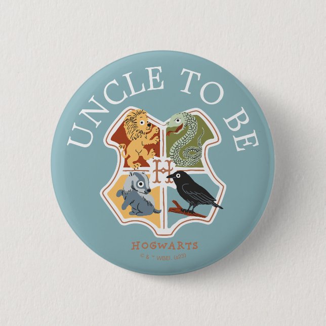 Harry Potter Baby Shower | Uncle To Be 2 Inch Round Button (Front)