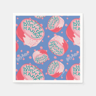 HARRY POTTER™ Birthday Cake Pattern Napkin