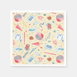 HARRY POTTER™ Birthday Celebration Pattern Napkin