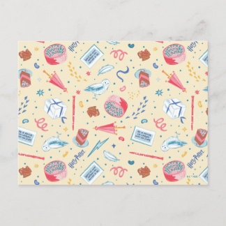 HARRY POTTER™ Birthday Celebration Pattern Postcard
