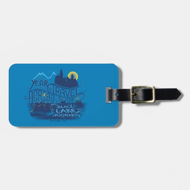 Harry Potter | Black Lake To Hogwarts Luggage Tag (Front Horizontal)