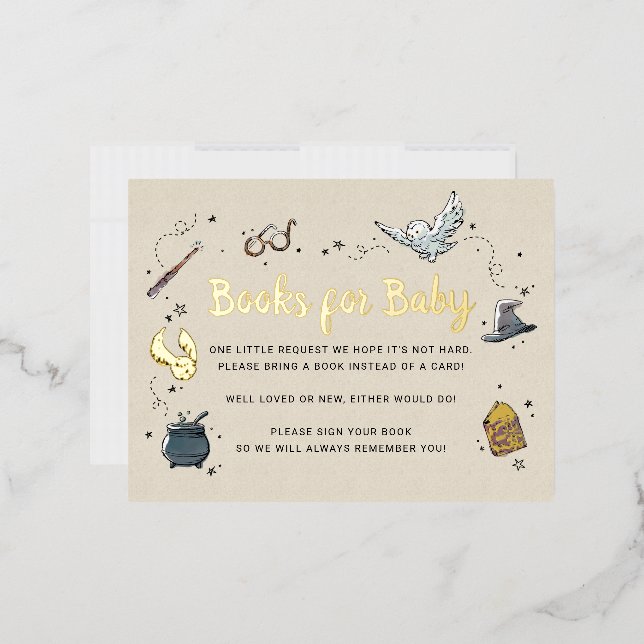 Harry Potter - Books for Baby Invitation (Envelope)