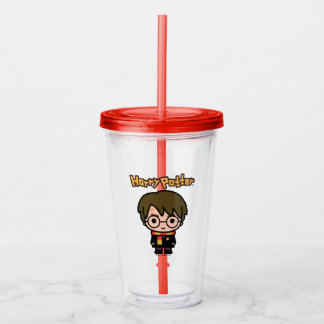 Harry Potter Cartoon Character Art Acrylic Tumbler