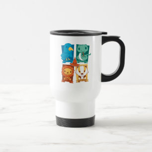 HARRY POTTER™ CARTOON HOGWARTS™ HOUSES TRAVEL MUG