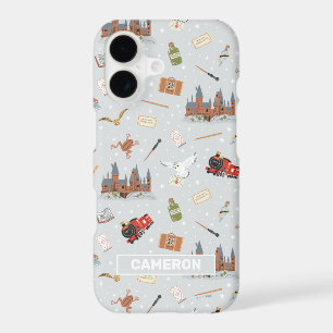 Harry Potter Cartoon Hogwarts Pattern