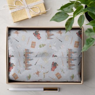 Harry Potter Cartoon Hogwarts Pattern Tissue Paper