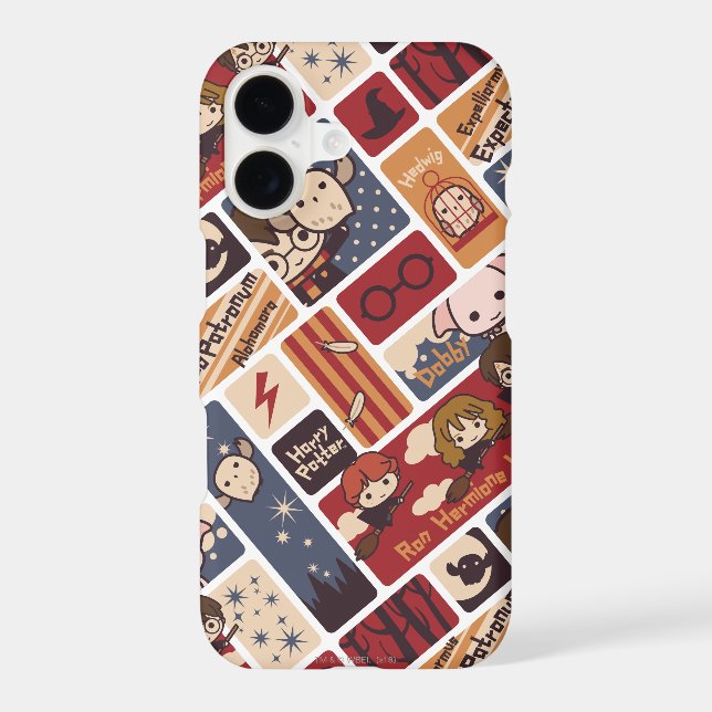 Harry Potter Cartoon Scenes Pattern (Back)