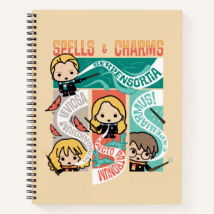 HARRY POTTER™   CARTOON SPELLS & CHARMS NOTEBOOK