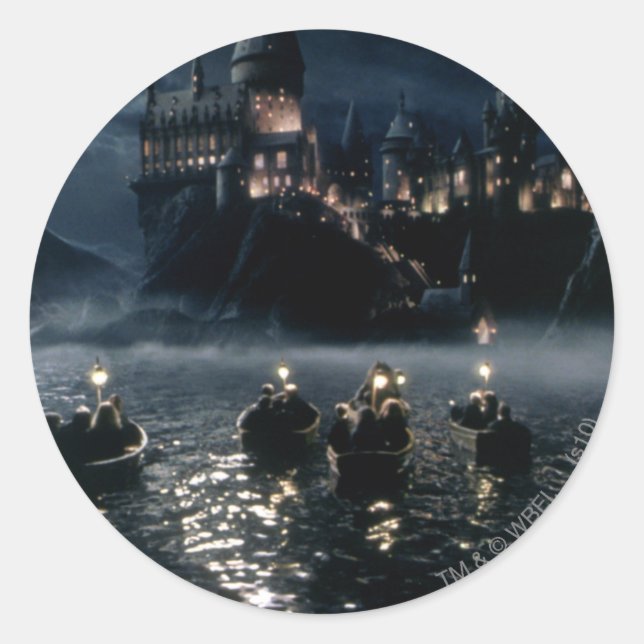 Harry Potter Castle | Arrival at Hogwarts Classic Round Sticker (Front)