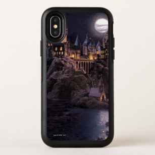 Harry Potter Castle   Great Lake to Hogwarts OtterBox Symmetry iPhone X Case