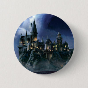 Harry Potter Castle Moonlit Hogwarts 2 Inch Round Button