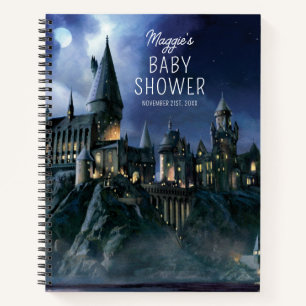 Harry Potter Castle   Moonlit Hogwarts Baby Shower Notebook