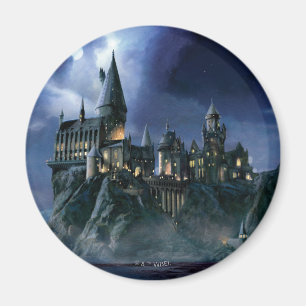 Harry Potter Castle   Moonlit Hogwarts Magnet