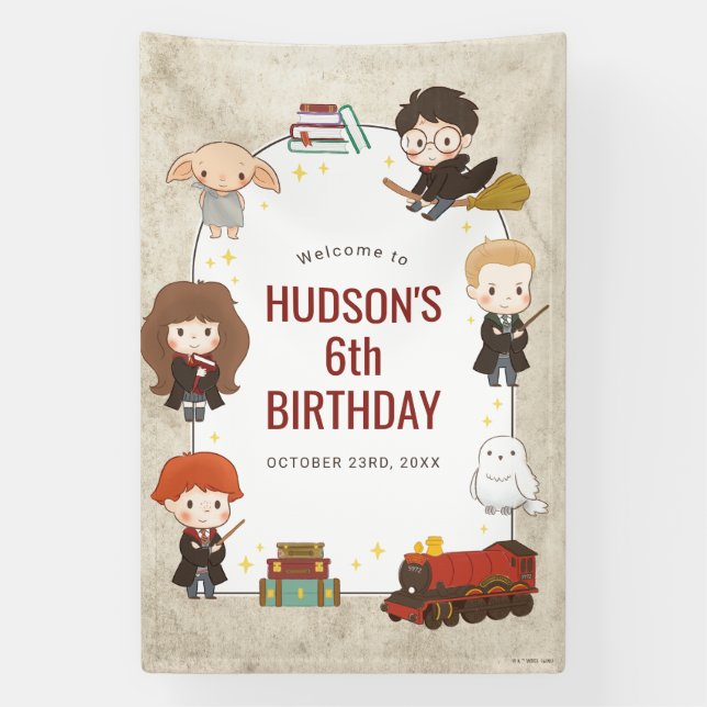 HARRY POTTER™ Character Magical Arch Birthday  Banner (Vertical)