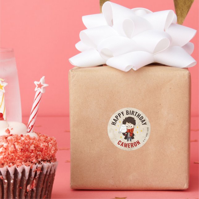 HARRY POTTER™ Character Magical Arch Birthday  Classic Round Sticker (Party)