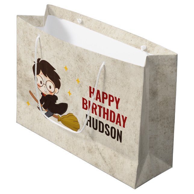 HARRY POTTER™ Character Magical Arch Birthday Large Gift Bag (Front Angled)