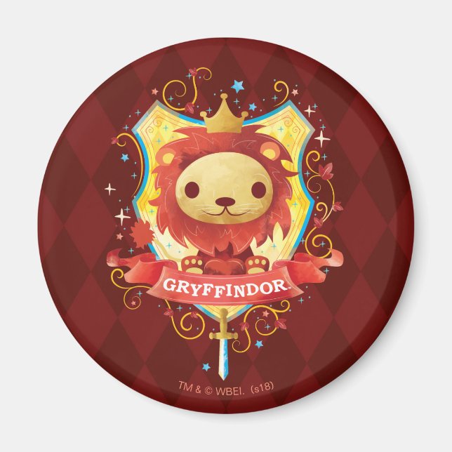 Harry Potter | Charming GRYFFINDOR™ Crest Magnet (Front)