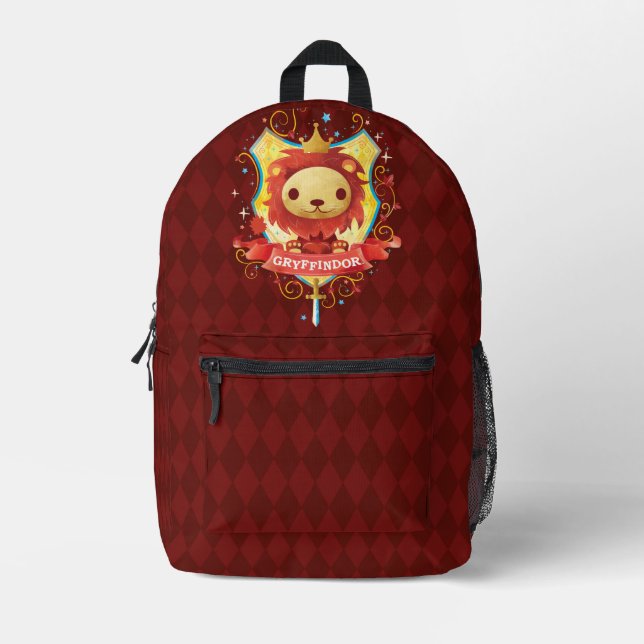 Harry Potter | Charming GRYFFINDOR™ Crest Printed Backpack (Front)