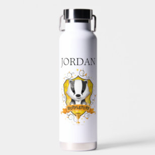 Harry Potter   Charming HUFFLEPUFF   Add Your Name Water Bottle