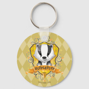Harry Potter   Charming HUFFLEPUFF™ Crest Keychain
