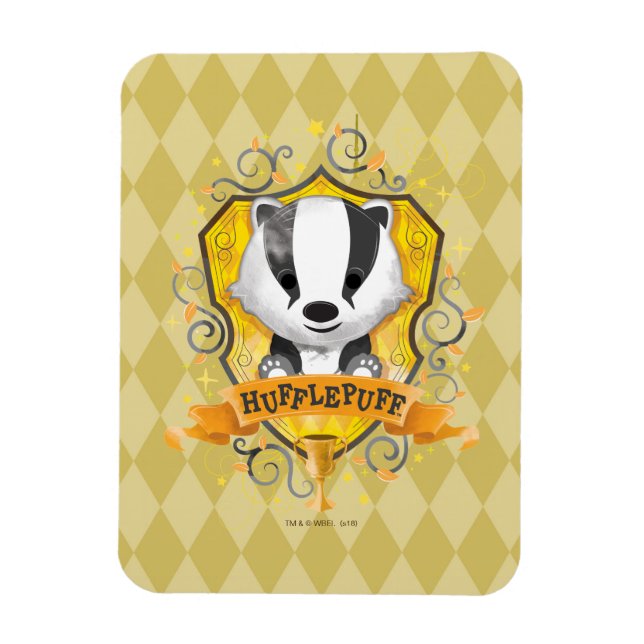 Harry Potter | Charming HUFFLEPUFF™ Crest Magnet (Vertical)