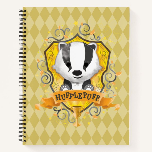 Harry Potter | Charming HUFFLEPUFF™ Crest Notebook (Front)