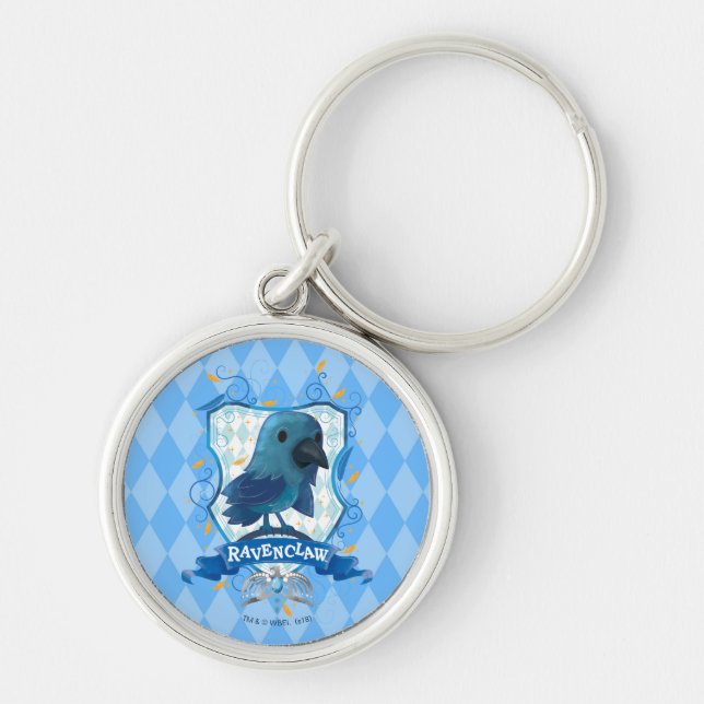 Harry Potter | Charming RAVENCLAW™ Crest Keychain (Front)