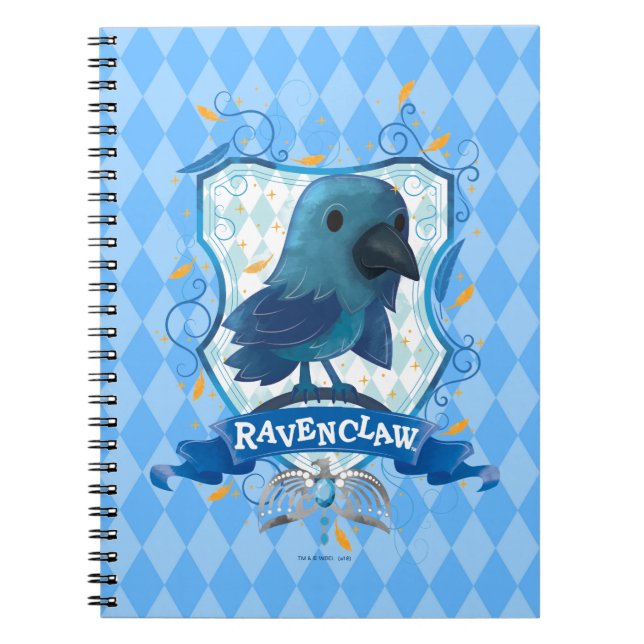Harry Potter | Charming RAVENCLAW™ Crest Notebook (Front)