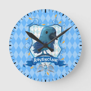Harry Potter   Charming RAVENCLAW™ Crest Round Clock