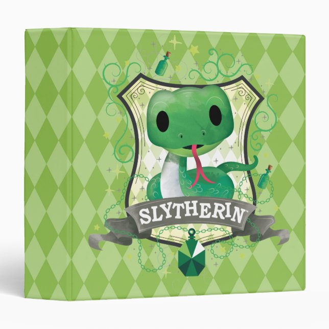 Harry Potter | Charming SLYTHERIN™ Crest Binder (Front/Spine)