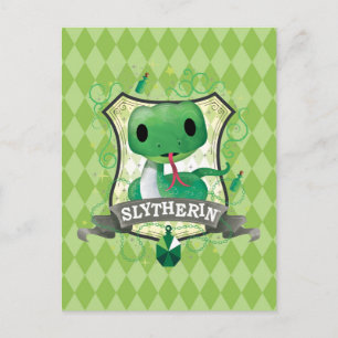 Harry Potter Charming SLYTHERIN™ Crest Postcard