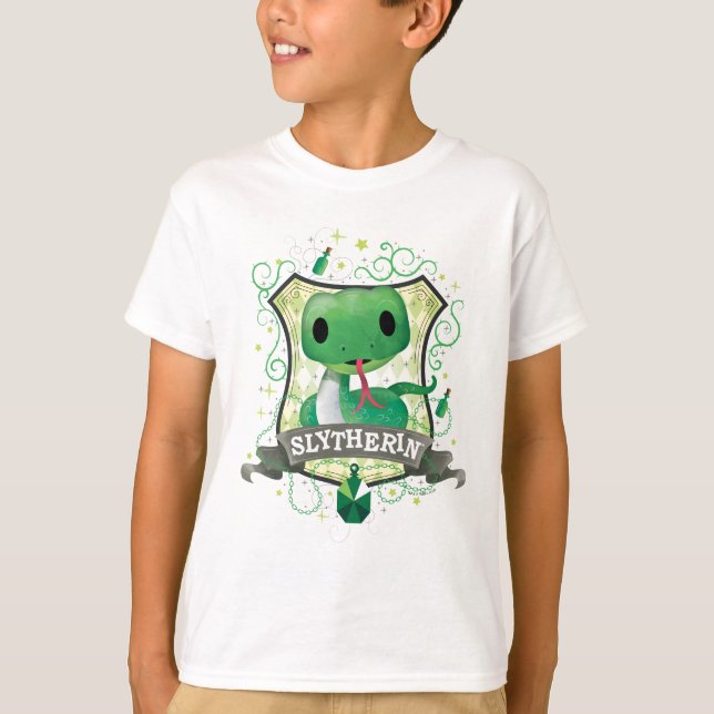 Harry Potter | Charming SLYTHERIN™ Crest T-Shirt (Front)