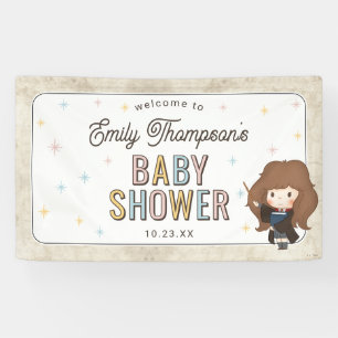 Harry Potter Chibi Draco Malfoy Wizard Baby Shower Banner