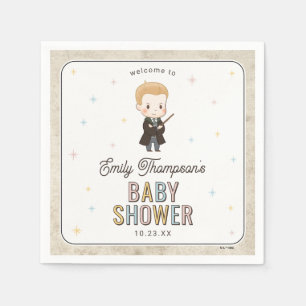 Harry Potter Chibi Draco MalfoyWizard Baby Shower Napkin