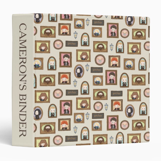 HARRY POTTER™ Chibi Picture Frame Pattern Binder (Front/Spine)