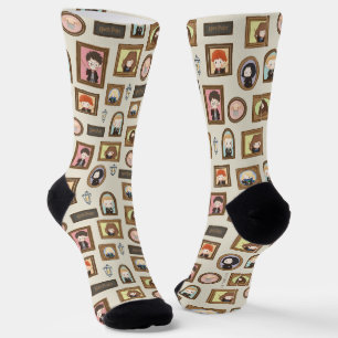 HARRY POTTER™ Chibi Picture Frame Pattern Socks