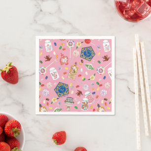 HARRY POTTER™ Chocolate Frogs & Candy Pattern Napkin