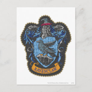 Harry Potter    Classic Ravenclaw Crest Postcard