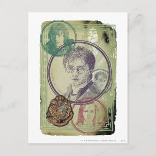 Harry Potter Collage 9 Postcard
