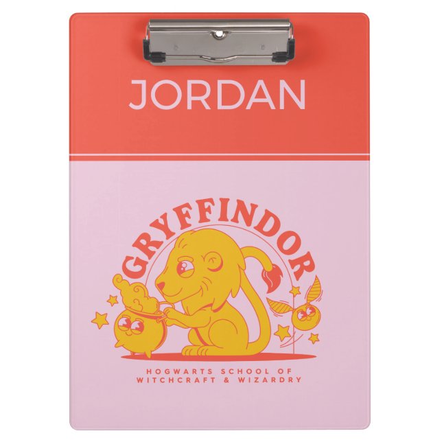 HARRY POTTER™ | Cute GRYFFINDOR™ Hogwarts School Clipboard (Front)